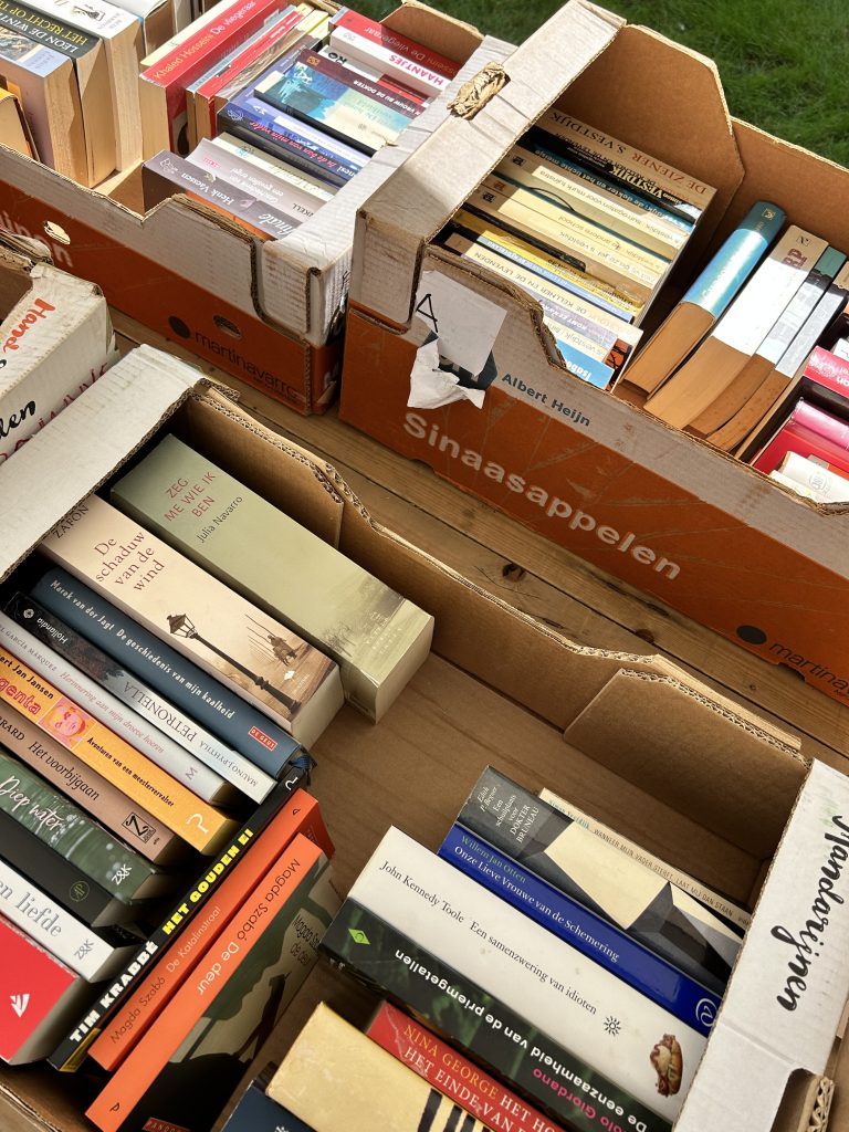 Doos vol boeken